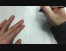 FF7 バレットをシャーペンで描いてみた