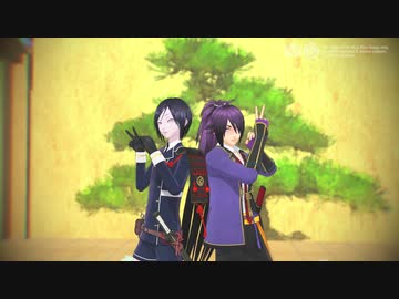 【MMD刀剣乱舞】祈願の舞【薬研と不動といぬ】