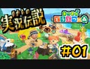 【あつまれどうぶつの森実況】いきなり実況伝説！白スズの無人島0円から生活 #01