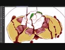 CLIP STUDIOでパンケーキを描いてみた