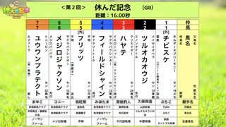 ［再］＜第2回　休んだ記念（GⅡ 16.00秒）＞（2019/6/22公開）