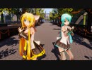【MMD】ミクとリンに「メランコリック * C.S.Portリアレンジ *」を踊ってもらいました【らぶ式】