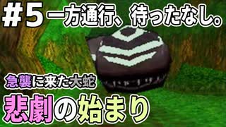 【DQMJ2P実況 #5】絶対絶命？逃げ場の無い場所で大蛇と遭遇してしまいました。ドラクエジョーカー2プロフェッショナルを初見実況プレイ！