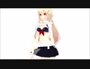【MMD】Tda式白露四姉妹水着 夕立 Sexy Walk