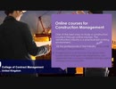 Construction management distance learning