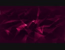abstract-technology-polygons-wireframe-animation-pink　キッズオンエア