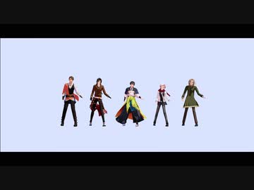 【MMD文アル】花瓶に触れた／世界の真ん中を歩く