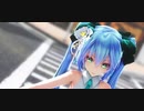 【MMD】Tda式改変GUMI、ミクで "HYBRID"