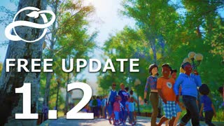 プラネットズー アップデート1.2 内容とリリース日公開！新機能に追加建築パーツも！【Planet Zoo・アプデ情報】