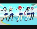 [MMD]艦これ 択捉・松輪・佐渡・対馬・福江 too Cute！｛着衣有り｝