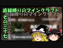 直線縛りのマインクラフトその三十七【ゆっくり実況】