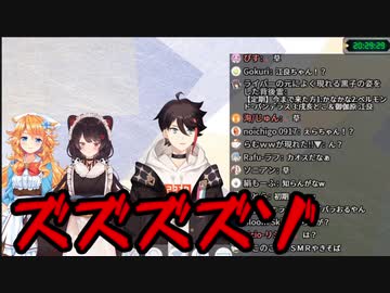 三枝明那の逆凸配信で焼きそばを啜るも絶望的に汚い御伽原江良