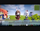 #Minecraft アズレンフィギアパッケージ作ったよ #JointBlock #アズールレーン