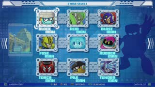 とにかくロックマンシリーズのステージセレクト→スタートを詰め込んだやつ(同人含む)