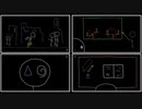【動く4コマまんが】（ダーカー）　②　はこのそと　オリジナル音楽とラクガキ