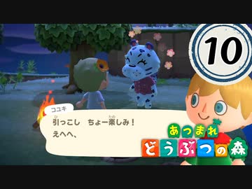 どう森大好きむらびとの無人島生活＃10【あつまれどうぶつの森/あつ森】