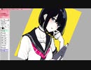 【お絵かき配信】『黒髪ボブ子』(2020/03/29) part 1/2【ニコ生アーカイブ】