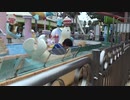【ナガシマスパーランド：キッズタウン】あしかさんのサーカスに乗るあい❤思ったよりも水がかかるwww　Children's playground