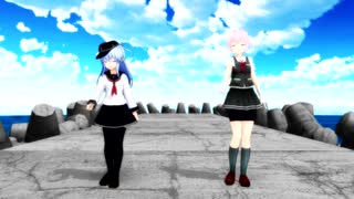 【MMD艦これ】響&不知火で「Prhythmatic」