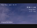 【ピアノ自作曲】苛辣たる雨
