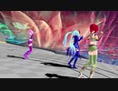 【重音テト　小春音アミ　初音ミク】shake it！【MMD】