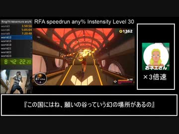 リングフィットアドベンチャー負荷30 any％RTA 22:13:01 【ゆっくり解説】part13