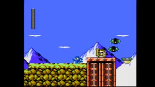コントローラーにカセットを挿すFC互換機でロックマン5をやるとこうなる