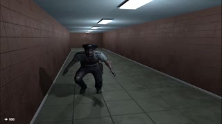 死体安置所でポリスメンから逃げる無音のホラーゲーム