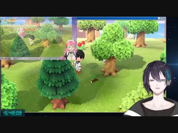 【にじさんじ】カブ目的の男・黛灰と愛園愛美【あつ森】