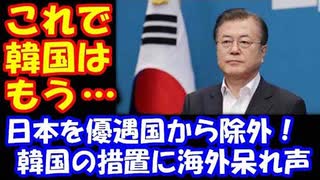 【海外の反応】  韓国が 日本を ホワイト国から 除外。 海外から呆れ声多数！