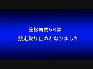【笠松競馬】係員の退避前に発走→カンパイ→取り止め【2020年4月2日5R】