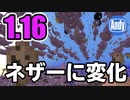 【Minecraft】アップデート 1.16 これが新ネザーの世界 アンディマイクラ (JAVA 20w14∞ infinite)