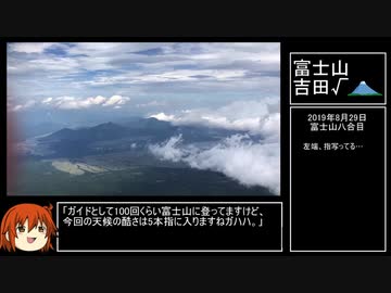 〔リアル登山アタック〕1分弱登山祭　富士山吉田ルート（途中撤退）