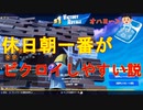 休日の朝が寝起キッズ多くて一番ビクロイ取りやすい説[フォートナイト/Fortnite]