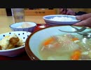 早朝食堂・豚汁とチキン南蛮と高野豆腐　2020-04-03