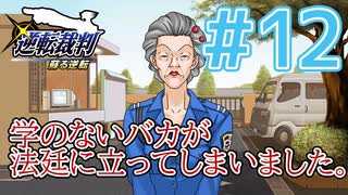 【逆転裁判アフレコ実況】学のないバカが法廷に立ってしまいました。【ある意味縛りプレイ】#12