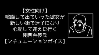 【女性向け】喧嘩して出ていった彼女が新しい街で迷子になり 心配して迎えに行く関西弁彼氏【シチュエーションボイス】