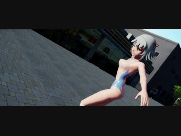 【MMD】白ちゃんがいつもの水着でKILLER B【4月6日は白ちゃんの日】