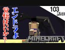 《Minecraft》ついにこの時が。エンダードラゴンに挑んで来た！・・・暗いのが悪いと思う103話目《てきとうサバイバル》