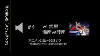 耳で楽しむ「スラムダンク」｜#4. vs武里、海南vs陵南