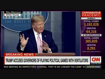 ファウチCDC所長3月12日 〜感染爆発加速へ3月15日〜感染者30万人死者8千人超え！