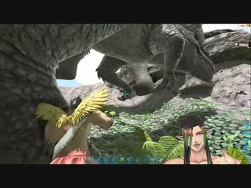 頂点捕食者ギガノトを子供のように扱うティタノ二体と、危うく拠点が更地にされ戦争前に負けるとこだったJαCK