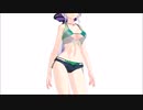 【MMD】TDA bikini haku 2 弱音ハク ビキニ Sexy Walk