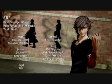 【MMD刀剣乱舞】B.B.F.【大倶利伽羅_燭台切光忠】