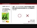 ベンゾジアゼピン系抗不安薬の依存性（公認心理師試験対策講座online 2020） 
