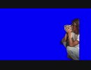 座ってカメラを撮るGOBB.unscreen