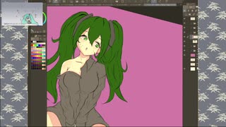 【イラスト制作】やらかした初音ミク描いてみた【パンツ絵師】