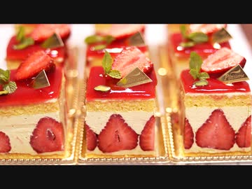 フランス版ショートケーキ？【フレジェ】の作り方。