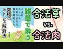 合法少女肉、合法草に挑む
