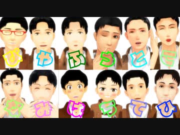 【進撃のＭＭＤ】マルコ達で『Shake_It_Off』【お着替え】